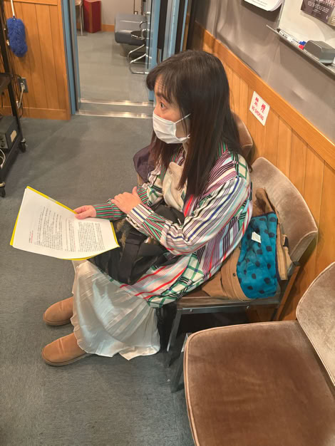 新人声優の伊藤彩香が東京ビッグサイトの展示会にてブースキャストとして出演